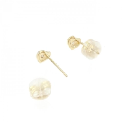 K18YG Bông tai kim cương hình trái tim - Hàng hiệu Chính hãng 862217