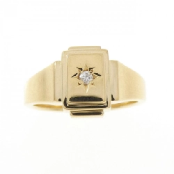 Nhẫn kim cương K18YG 0.025CT 667570