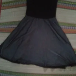 Đầm xòe satanh 576516