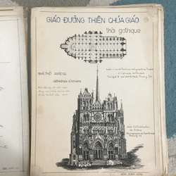 (1970-1971) Tập vẽ tay về Lịch Sử Kiến trúc Tôn Giáo của sinh viên Đại học Kiến Trúc 279447