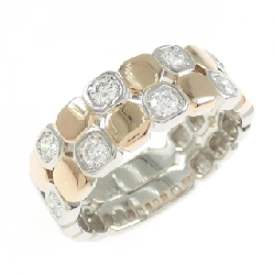 Nhẫn kim cương K18PG/PT900 0.55CT