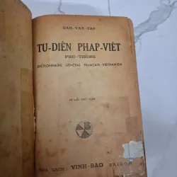 Từ Điển Pháp Việt Phổ Thông - Đào Văn Tập - Từ điển 796861