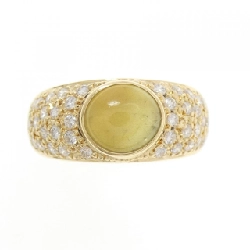 Nhẫn K18YG Chrysoberyl Cat's Eye 2.25CT - Hàng hiệu Chính hãng 846648