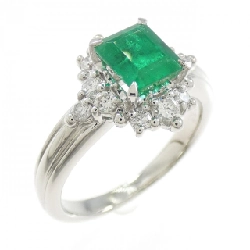 Nhẫn Emerald PT900 0.93CT