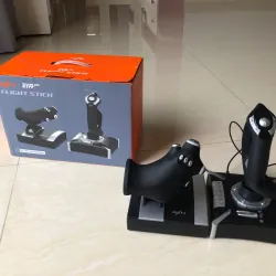 Cần lái máy bay kèm bướm ga PXN-2119 PRO, đen, tình trạng: Đã qua sử dụng, hoạt động tốt 568920