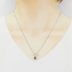 Dây chuyền Garnet K18WG 1.051CT - Hàng hiệu Chính hãng 859448