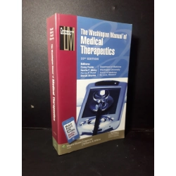 The washington manual of medical therapeutics mới 90% ố bẩn nhẹ HCM1001 NGOẠI VĂN