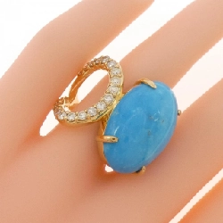 Nhẫn Turquoise K18YG 17.32CT 666751