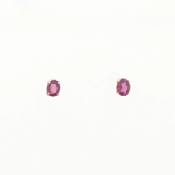 Bông tai ruby K18YG 0.30CT - Hàng hiệu chính hãng