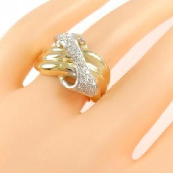 Nhẫn kim cương 750YG/750WG - Hàng hiệu Authentic 848823