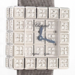 Chopard Ice Cube WG - Đồng hồ đeo tay đầy kim cương 137003-1001 WG Quartz - Hàng hiệu Chính hãng 876641