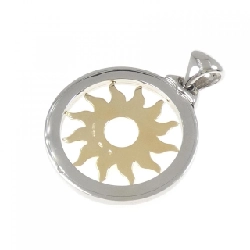 Mặt dây chuyền Bulgari Tondo Sun - Hàng hiệu Authentic 843745