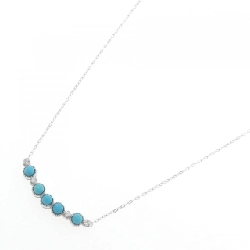 K18WG Mặt dây chuyền Turquoise - Hàng hiệu Chính hãng 856313