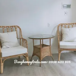 Bàn ghế mây phòng ngủ hiện đại 798098