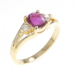 Nhẫn Ruby 750YG - Hàng hiệu Chính hãng