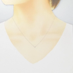 K18WG Dây chuyền kim cương hình trái tim 0.02CT - Hàng hiệu Chính hãng 861779