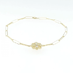 K18YG Hoa văn Bạc Đá Quý 0.22CT - Hàng hiệu Chính hãng 877798