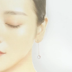 K18PG Amethyst Bông tai - Hàng hiệu Authentic 873326