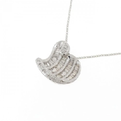 K18WG Dây chuyền kim cương hình trái tim 0.50CT - Hàng hiệu Chính hãng 861395