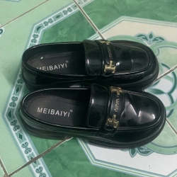 Giày Loafer nữ Meibaiyi đế cao 370542