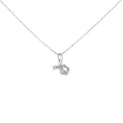 K14WG/K18WG Hoa Aquamarine Dây Chuyền - Hàng hiệu Chính hãng