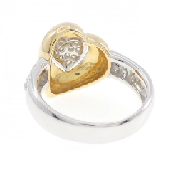 Nhẫn kim cương hình trái tim K18WG/K18YG 0.35CT 668933