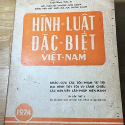[luật - sách xưa] Hình luật đặc biệt - Hà Như Vinh