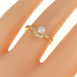 Nhẫn ngọc trai Akoya K18YG 4mm 673373