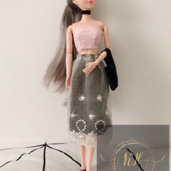 [đồ búp bê] set xuân-hè: áo & váy cho búp bê 30cm (không kèm búp bê và phụ kiện) 22510
