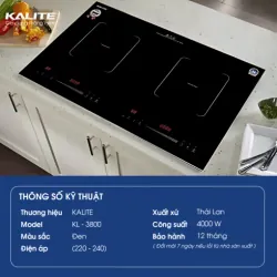 Bếp Từ Đôi Kalite KL-3800 – Thiết Kế Chuẩn Châu Âu, Inverter Tiết Kiệm Điện 927063
