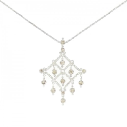 Dây chuyền kim cương K18WG 1.20CT - Hàng hiệu Chính hãng