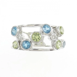 Nhẫn đá màu 750WG 667490