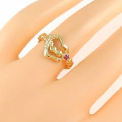 Nhẫn ruby hình trái tim K18YG 0.07CT 669716