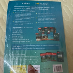 Sách Collins Listening For Ielts (2020) - mới nguyên seal 550356