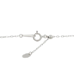 K18WG Mặt Dây Chuyền Hình Tim × Chìa Khóa Đính Kim Cương 0.18CT - Hàng hiệu Chính Hãng 863432