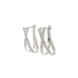 K18WG Bông tai kim cương 0.46CT - Hàng hiệu Chính hãng 874160