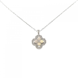 Dây chuyền hoa opal PT900/PT850 0.28CT - Hàng hiệu Authentic