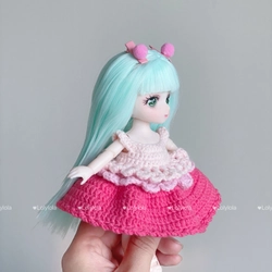 Búp bê BJD mặc váy len handmade (Hàng order trước) 276737