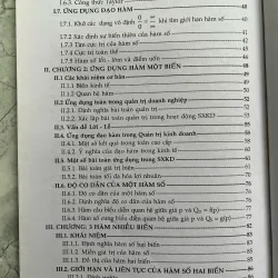 TOÁN CAO CẤP C1 VÀ MỘT SỐ ỨNG DỤNG TRONG KINH DOANH(Full bộ 2 tập) 702629