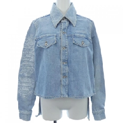 【Mã giảm giá】Áo khoác denim OFF-WHITE màu trắng