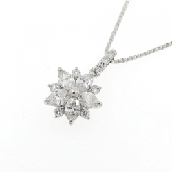 Dây chuyền kim cương hoa PT900/PT850 0.30CT - Hàng hiệu Chính hãng 860121