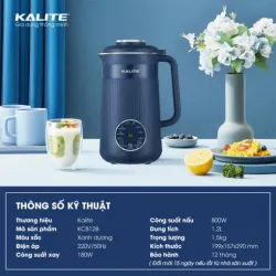 Máy Làm Sữa Hạt Kalite KCB12B – Mini, Đa Chức Năng, Dễ Sử Dụng 693972