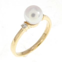 Nhẫn ngọc trai Akoya K18YG 5.6mm