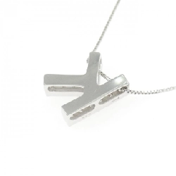 K18WG Chữ cái K Dây chuyền kim cương 0.28CT - Hàng hiệu Chính hãng 858133