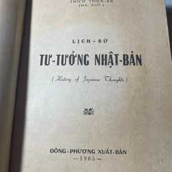 Sách Lịch sử tư tưởng Nhật Bản nguyên vẹn, in trước 1975 518950