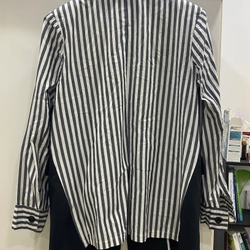 Áo blazer đen phối sọc 548936