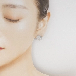 K18WG Bông tai kim cương Pavé 2.12CT - Hàng hiệu Chính hãng 878126