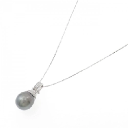 K18WG Ngọc trai đen dây chuyền - Hàng hiệu Chính hãng 856963