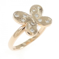 Nhẫn kim cương bướm K18PG 0.13CT - Hàng hiệu Authentic