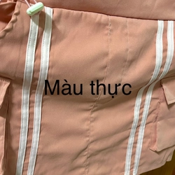 Set áo kèm quần giả váy cho bé gái màu hồng 521496